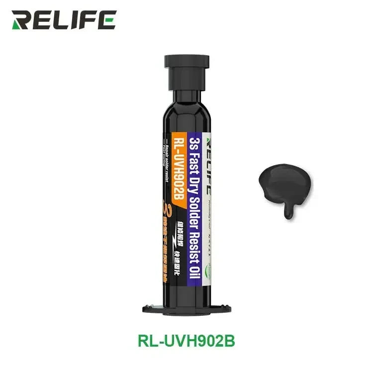 RELIFE RL-UVH902 3 Seconds Quick Drying Oil | UV Curing Solder Mask for PCB Repair alternate view