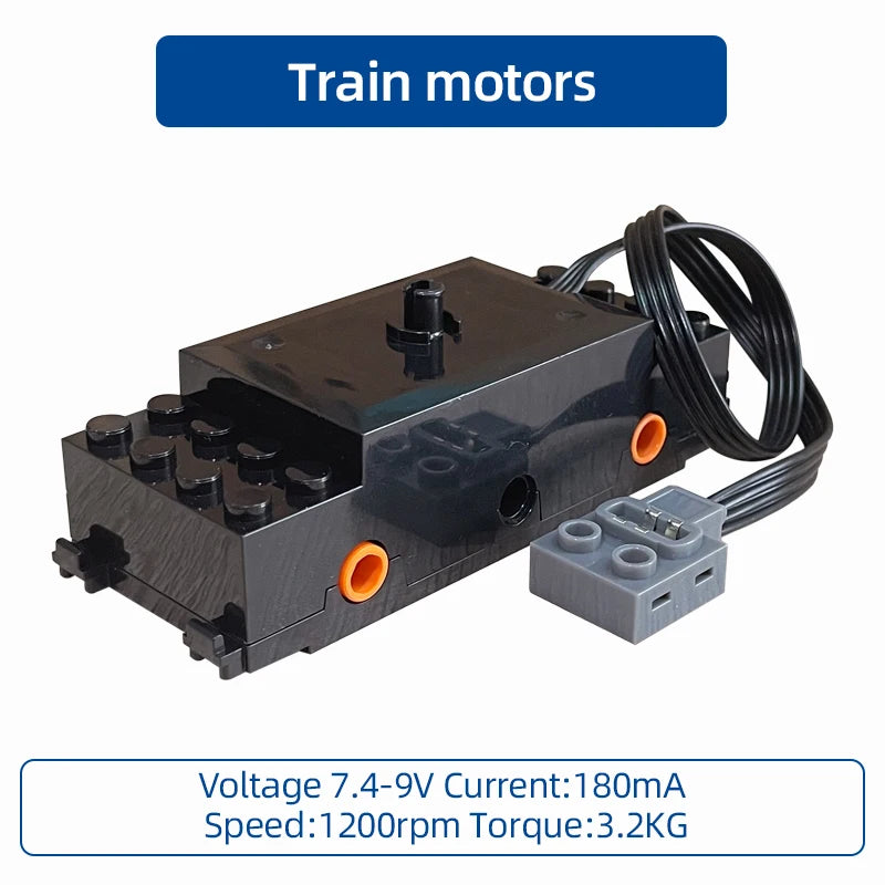 MOC Power Functions Enhanced Version M L XL Servo Red Motor Technical Part Building B lifestyle view