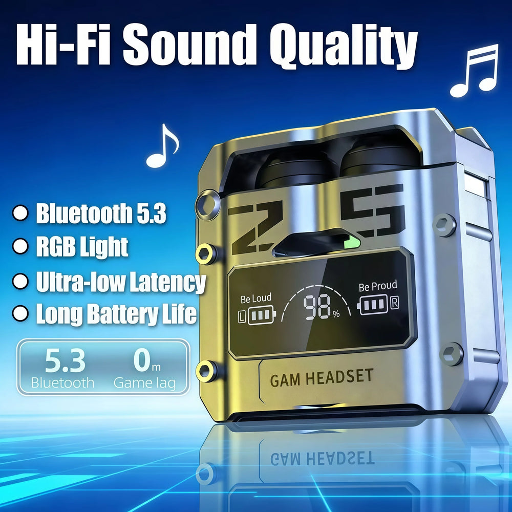 2026 New M25 TWS Wireless Earbuds | Bluetooth 5.3 Sports Headphones with LED Display alternate view