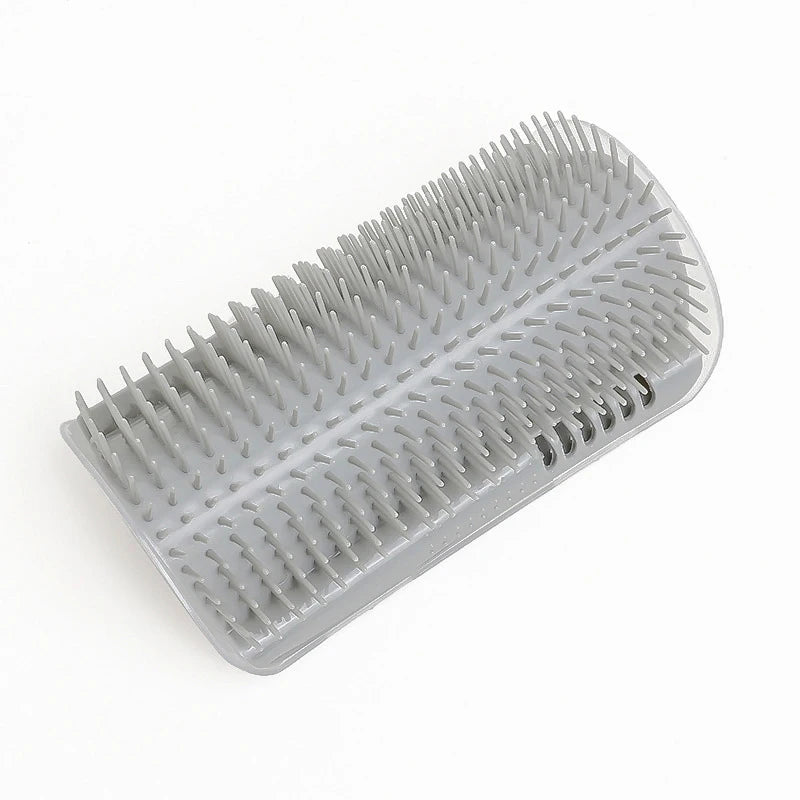 Cat Brush Comb Cat Toy with Catnip Cat Wall Brush Corner Cat Scratcher Massage Self Gr close-up view