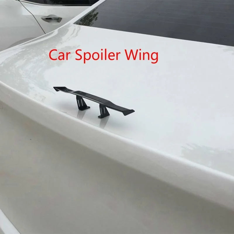 Car Rear Spoiler Mini Spoiler Wing Small Model GT Carbon Fiber Without Perforation Tail Decoration Auto Accessories Car-styling