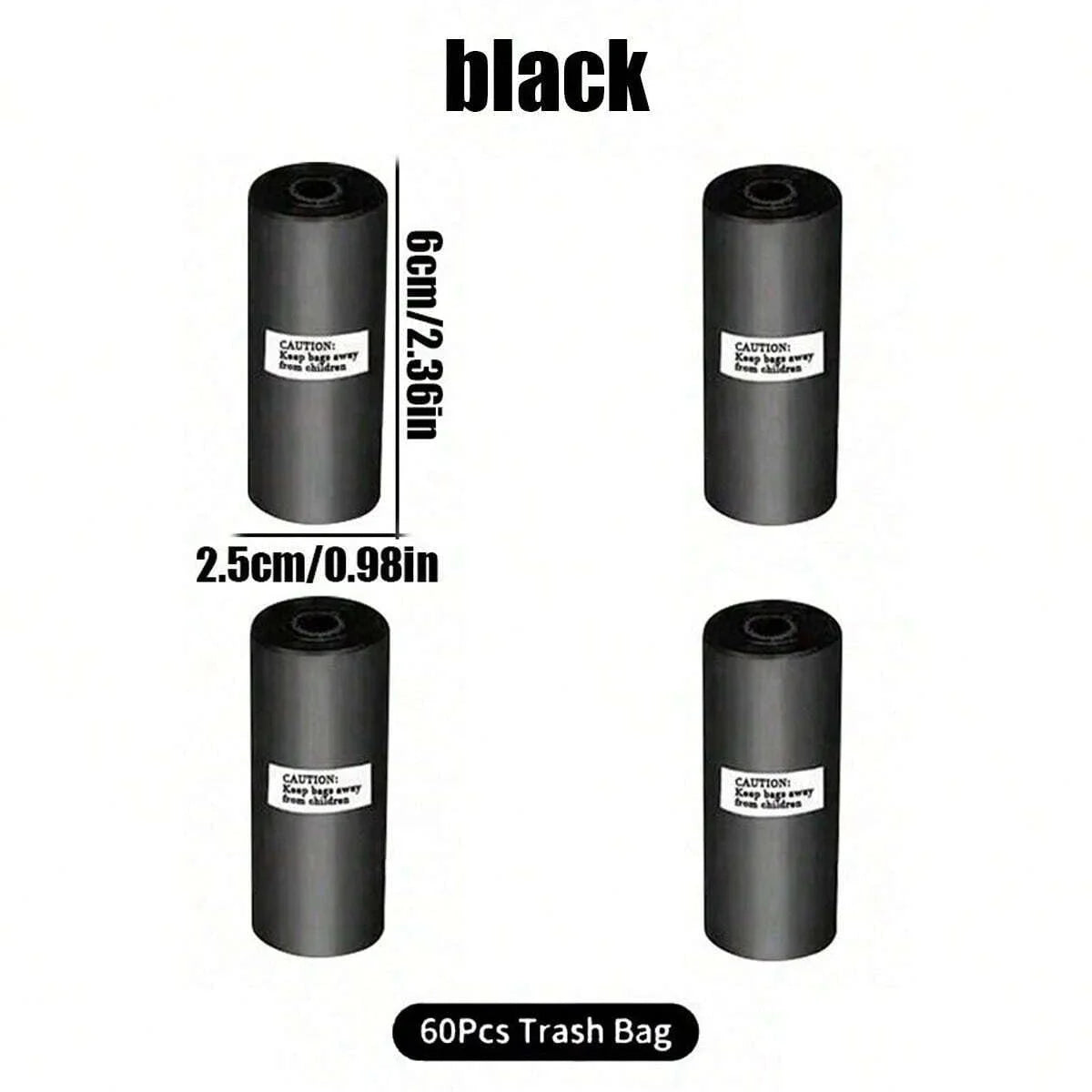 Car Trash Can with Lid - 4 Rolls of Garbage Bag, Leak-Proof, Portable Hanging Trash C alternate view