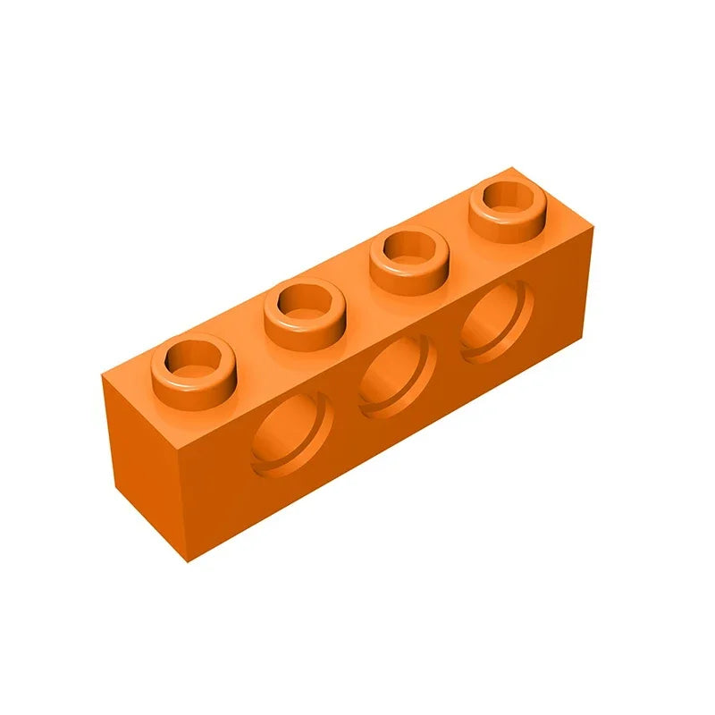 Gobricks GDS-625 Technical Brick 1x4 3-Hole | Compatible with Lego 3701 alternate view