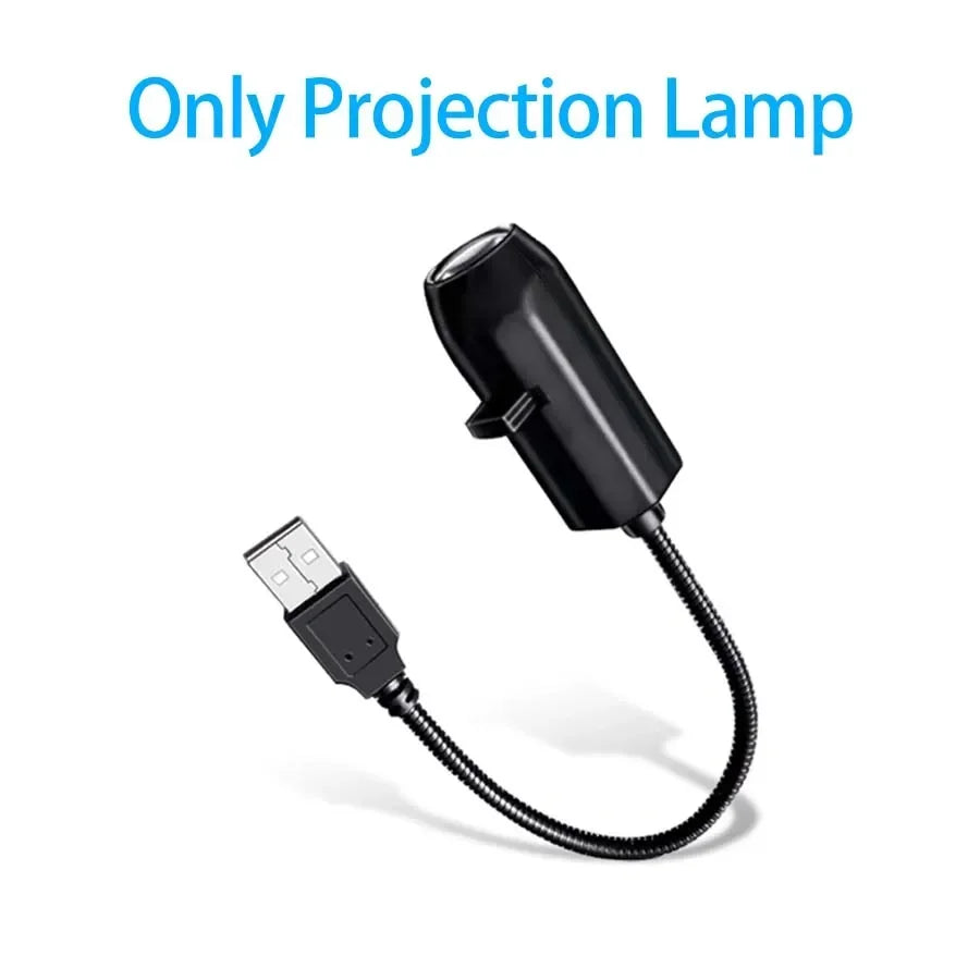 5V USB Plug in Projection Lamp | Planet Halloween Christmas Ceiling Light close-up view