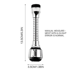Kitchen Stainless Steel Faucet Sprinkler Water-saving Device Lengthening Rotating Spl alternate view
