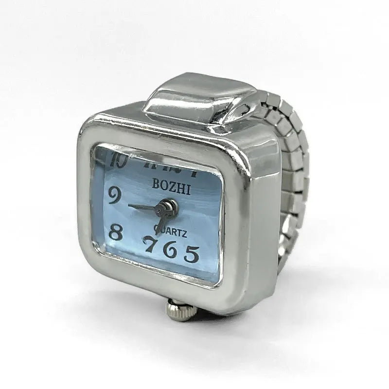 Retro Roman Vintage Punk Finger Watch Ring
