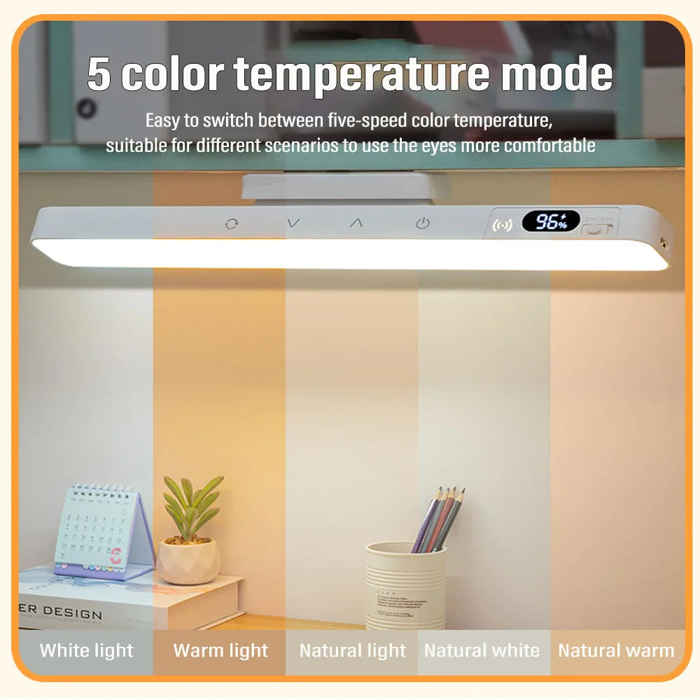 LED Touch Table Lamp with Remote Control and Timing | Rechargeable Magnetic Desk Ligh alternate view