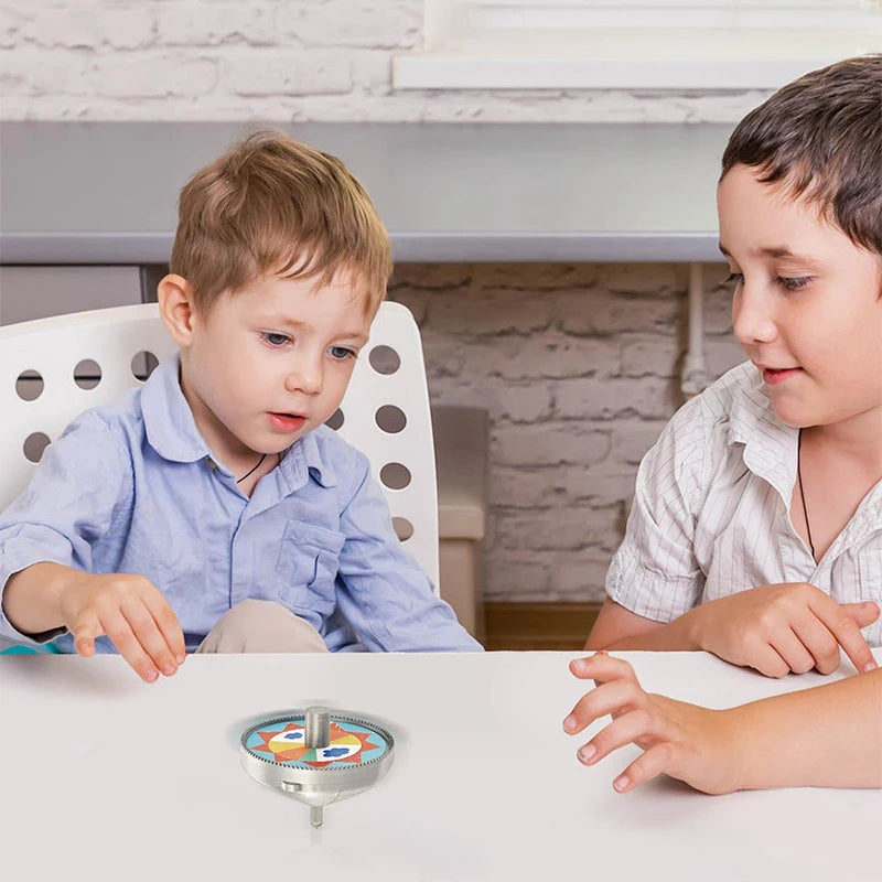 Korean Rotating Top Toy 3D Print Gyro Toys Interaction Game Gyroscope Relief Stress R lifestyle view