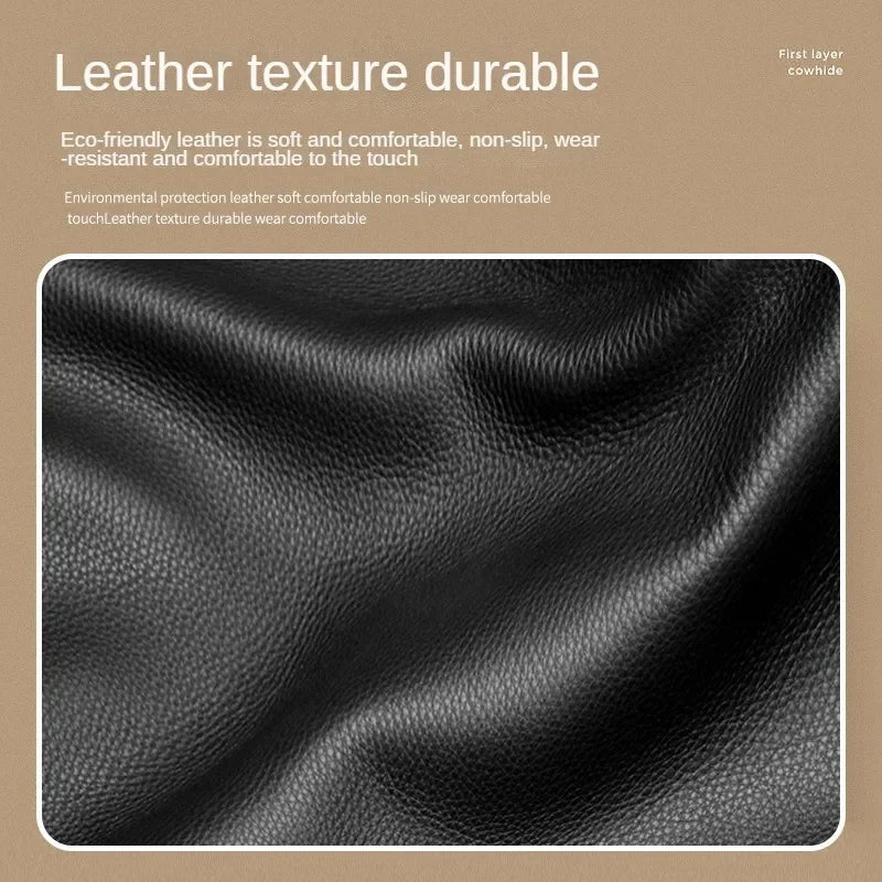 Universal PU Leather Car Shift Handle Cover, Non-slip Wear Resistant Auto Gear Knob Slee detail view