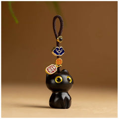 Sandalwood Scented Cat Keychain | Cute Phone Chain and Bag Pendant