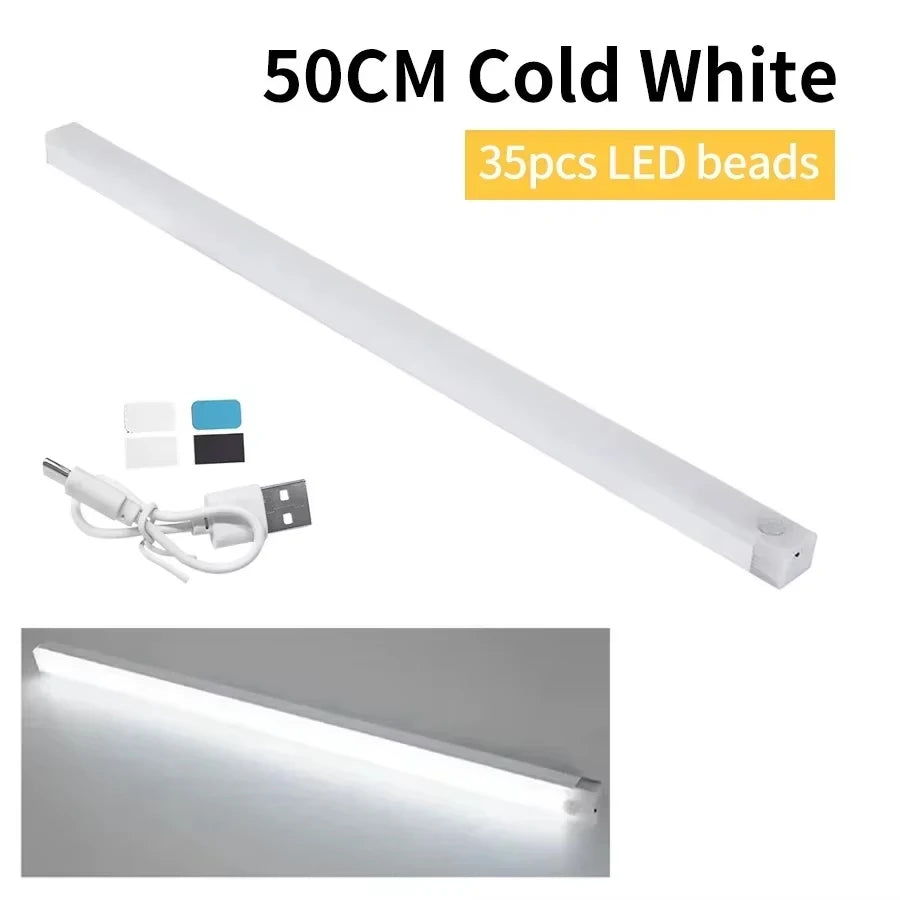 Wireless LED Motion Sensor Cabinet Light | USB Rechargeable Night Light additional angle