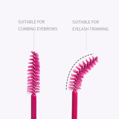 ANNAFRIS 50Pcs Eyelash Brush Soft Head Spiral Crystal Eyebrow Brush Lash Extension Br alternate view