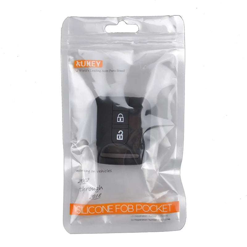 Silicone Key Fob Cover for Nissan Qashqai Micra Navara | Protective Shell Holder additional angle
