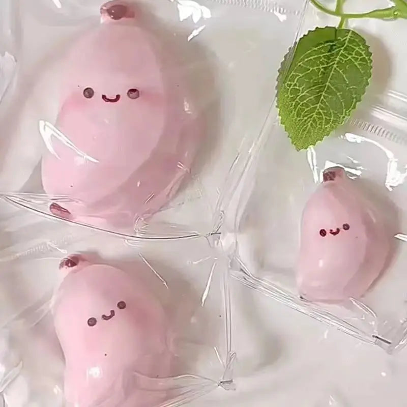 Cute Banana Squishy Toy | Kawaii Stress Relief Mystery Blind Box Gift lifestyle view
