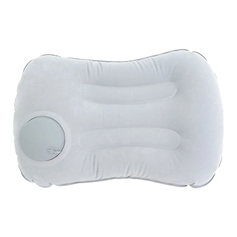 Camping Inflatable Pillow | Portable Travel Pillow for Neck and Lumbar Support lifestyle view