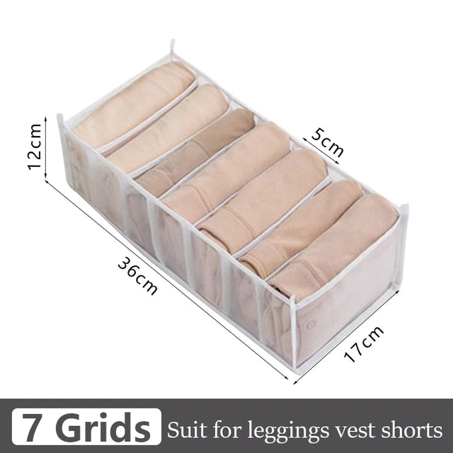 Jeans Organization Storage Box | Closet Drawer Organizer for Pants and Clothing detail view