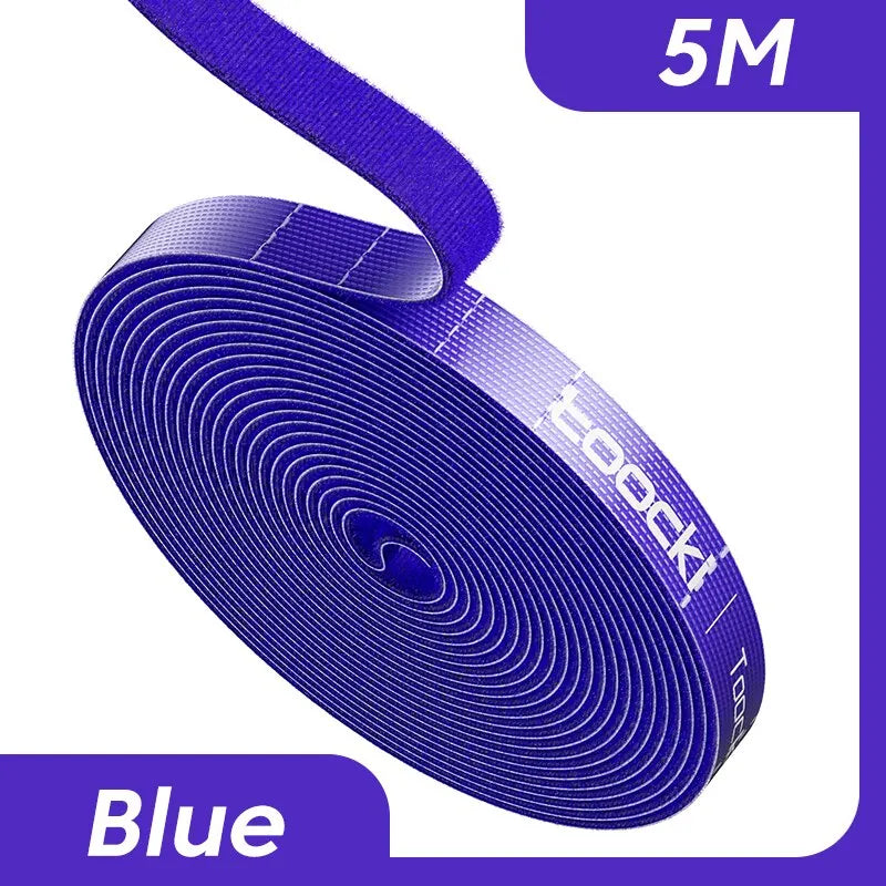Toocki 5m Organizer Cable Management Tearable Organizador Cables 10mm Width Winder Ties detail view