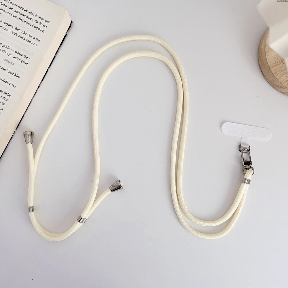 Universal Adjustable Phone Lanyard Strap Mobile Phone Hanging Rope Neck Straps Anti-l lifestyle view