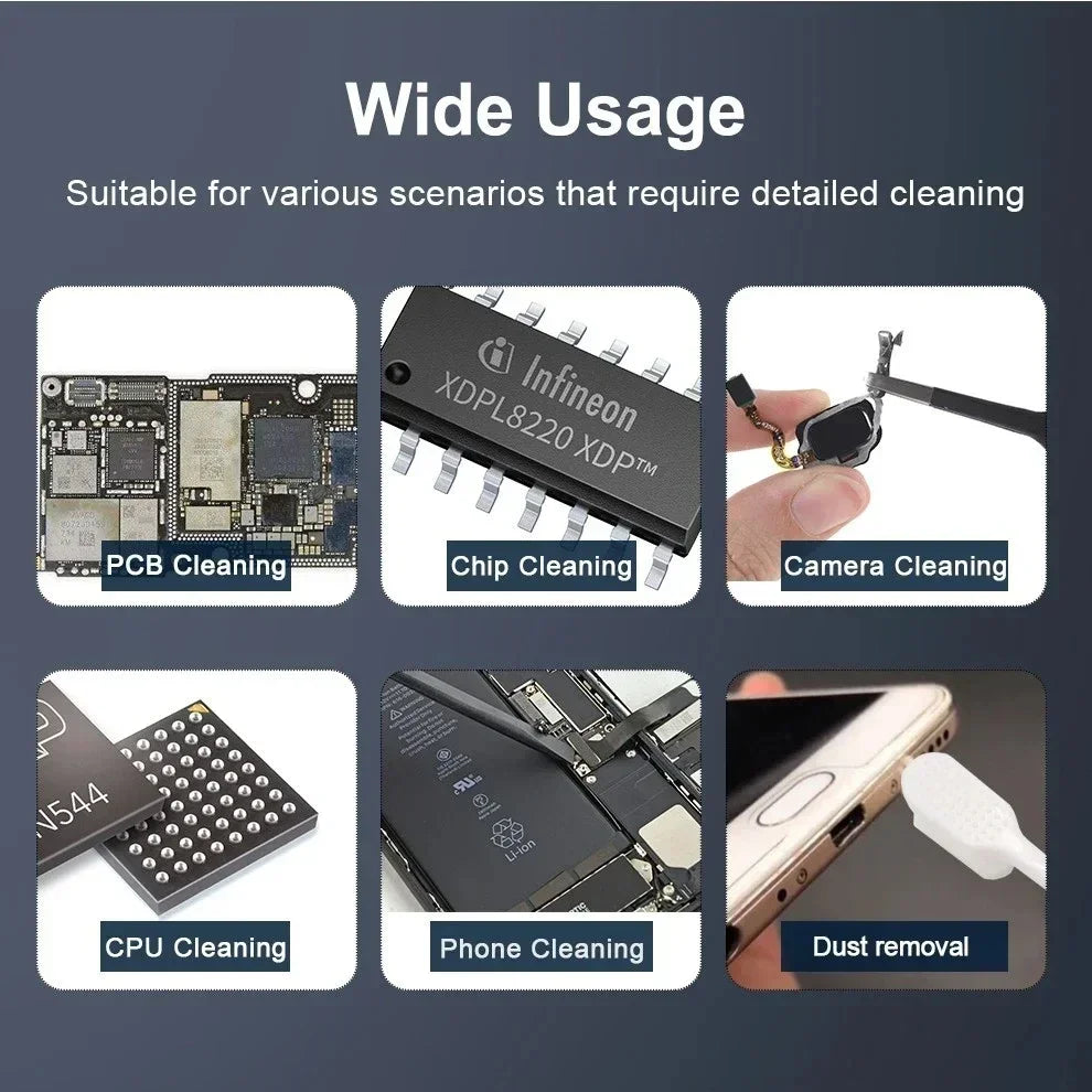 PBT Fibre Cleaning Polishing Brush | Circuit Board and IC Glue Removal Tool for Phone an detail view