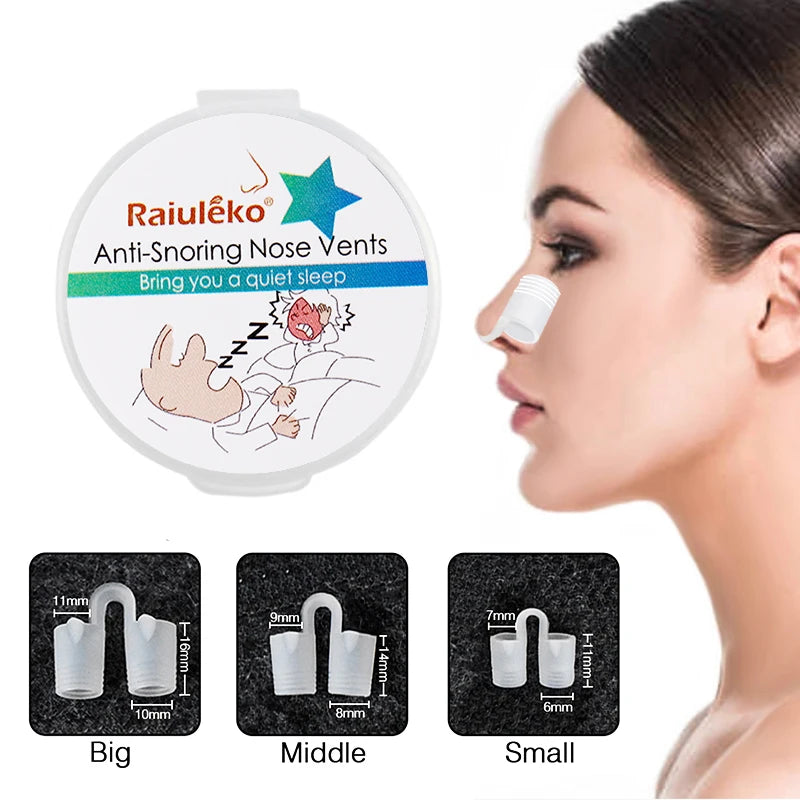 Anti Snoring Nasal Dilator | Nose Clip for Silent Sleep Aid