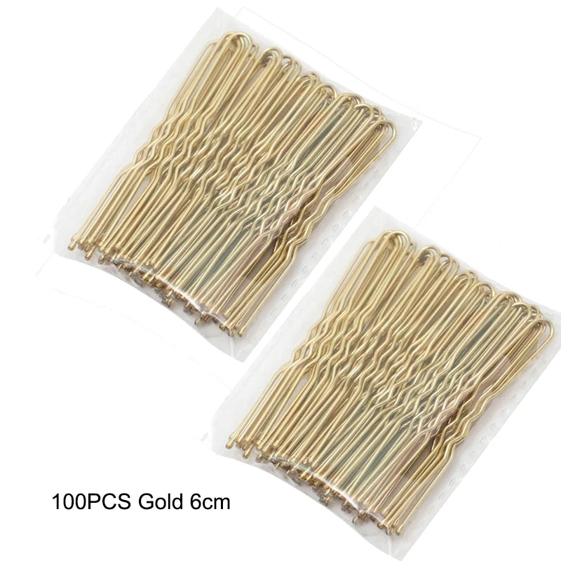 50/100/150PC Black Hairpins For Women Hair Clip Lady Bobby Pins Invisible Wave Hairgrip detail view