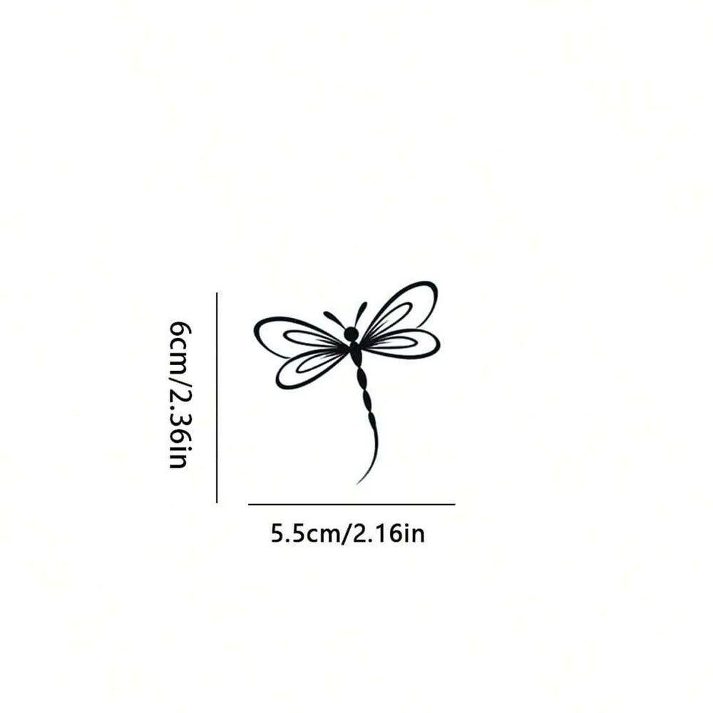 Dragonfly Mirror Stickers, Dragonfly Lovers Car Stickers, Dragonfly Stickers, Sun Visor detail view