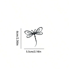 Dragonfly Mirror Stickers, Dragonfly Lovers Car Stickers, Dragonfly Stickers, Sun Visor detail view