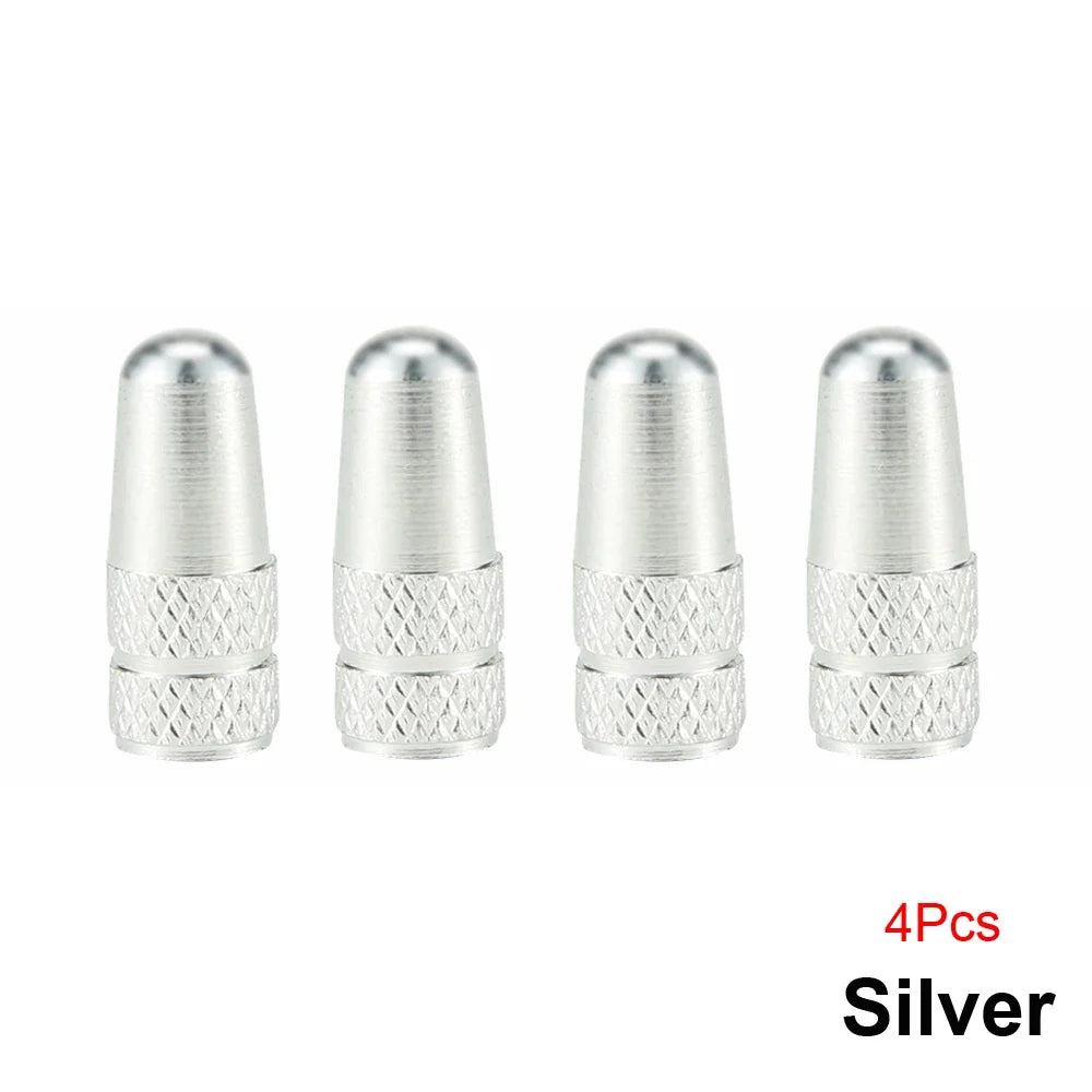 4Pcs Aluminum Presta Valve Caps detail view