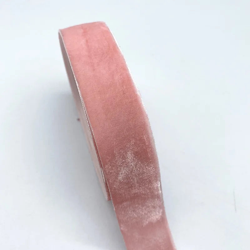 New 6-38mm Colour Single Face Line Velvet Ribbon for Bowknot Christmas Ribbon Party D alternate view
