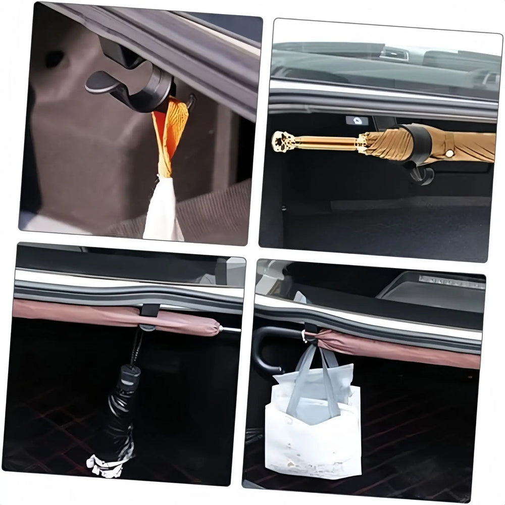 Car Seat Back Hook Multifunctional Storage Organizer for Trunk Fishing Rod Umbrella To close-up view