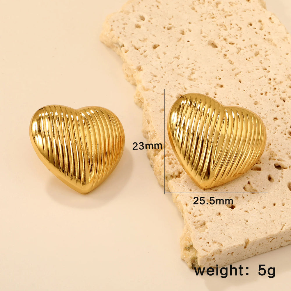 LUXUKISSKIDS Fairy Flower Earrings Stud | Gold-Plated Stainless Steel Piercing Jewelr lifestyle view