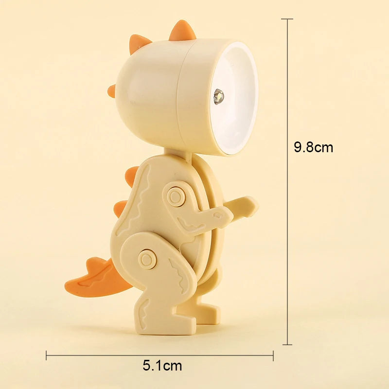 Mini Dinosaur Night Light | Battery-Powered LED Lamp for Kids detail view