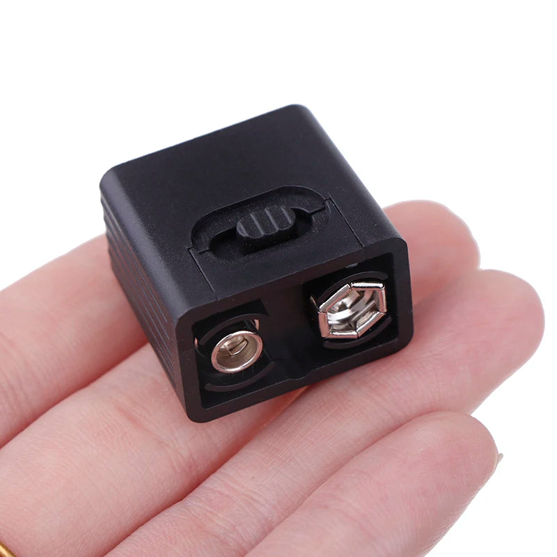 9V Mini LED Flashlight | Compact COB Key Light for 6F22 Battery lifestyle view