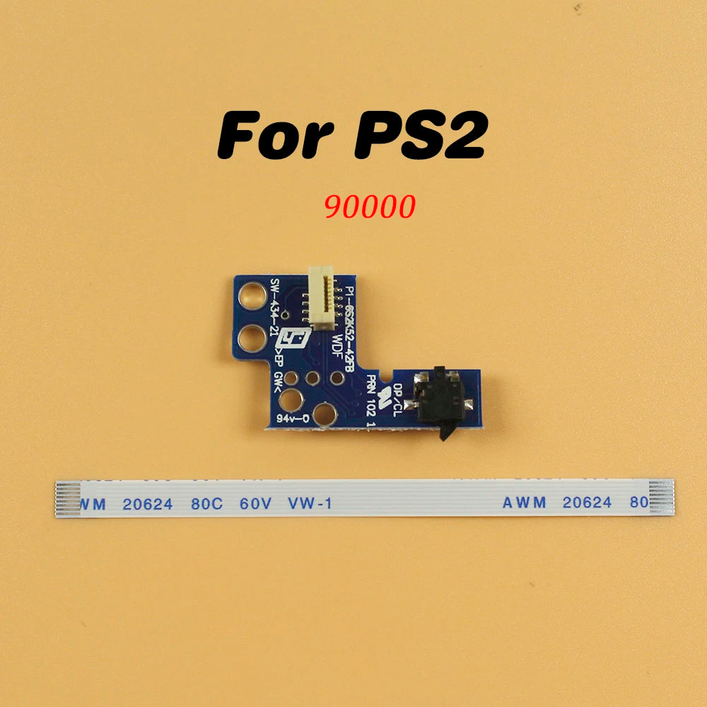 PS2 Power ON OFF Reset Switch Board 8Pin Flex Ribbon | PlayStation 2 70000 90000 Repair detail view