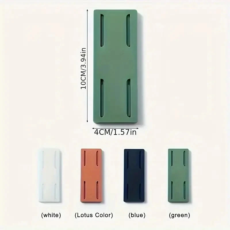 1/2/5/10PCS Self-Adhesive Desktop Socket Fixer Hanging Power Strip Cable Organizer Wall Holder Fixator Removable Wall-Mounted