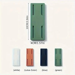 1/2/5/10PCS Self-Adhesive Desktop Socket Fixer Hanging Power Strip Cable Organizer Wall Holder Fixator Removable Wall-Mounted