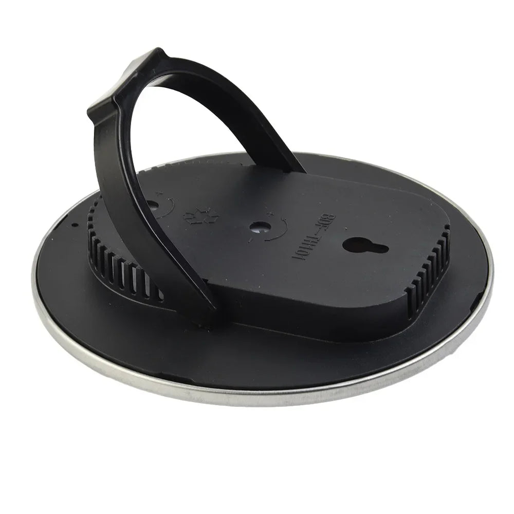 Round Thermometer Mechanical Sensor | Indoor Outdoor Temperature and Humidity Monit additional angle