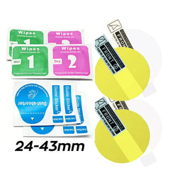 2PCS Smart Watch Screen Protector 24mm to 43mm Soft TPU Hydrogel Film Anti-Scratch Screen Film Guard Cover