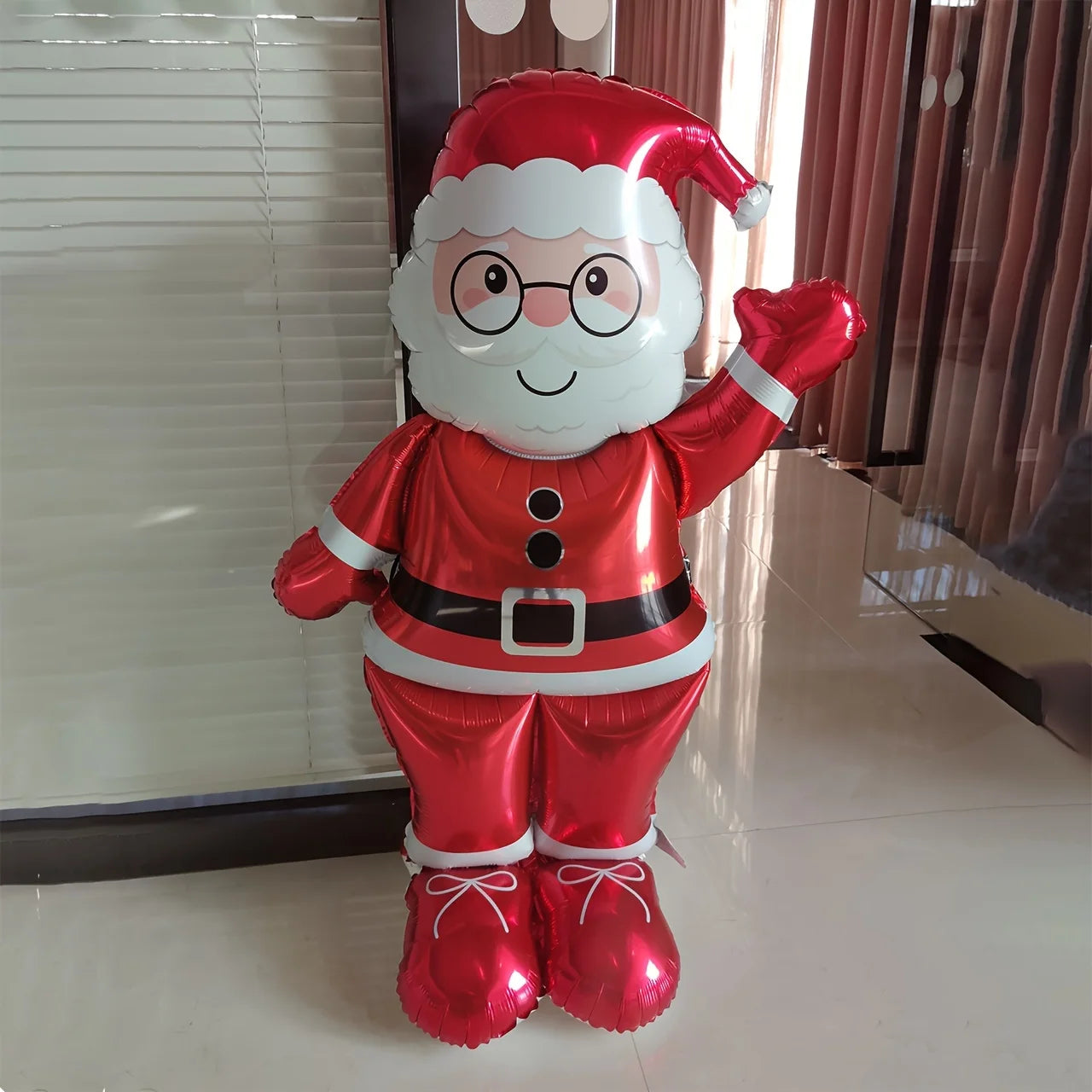 Giant Santa Claus Birthday Party additional angle