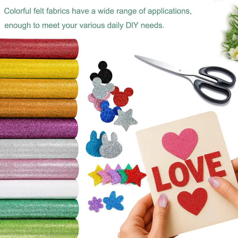 Glitter Foam Paper Sparkles Paper 40cmx60cm Without Glue for Children's Craft Activities DIY Cutters Flash Handcraft Foam Paper