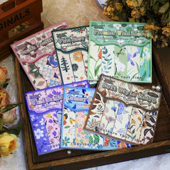 Vintage Floral Scrapbook Paper Set | 30 Sheets Aesthetic Journaling Supplies alternate view