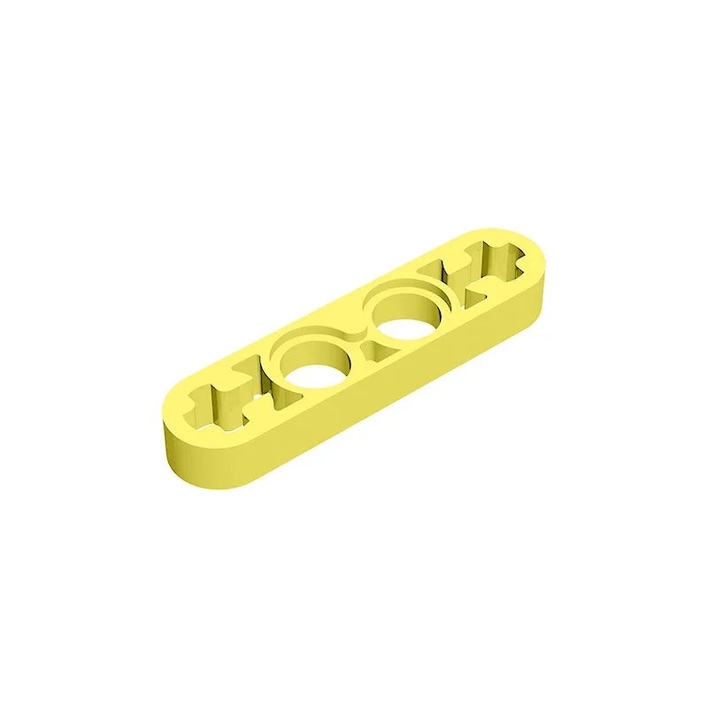 Gobricks GDS-690 Technical Liftarm Thin 1 x 4 with Axle Holes | Compatible Building Bloc detail view