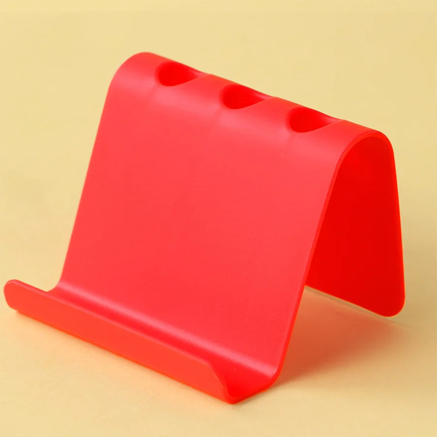Mini Portable Kitchen Phone Holder Universal Movable Mini Lazy Bracket Fashion Convenience Cellphone Tablet Mount Plastic Stand