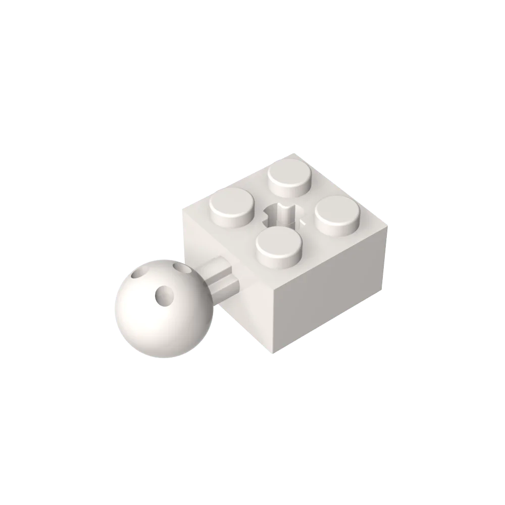 Gobricks GDS-976 Technical Brick Modified 2 x 2 with Ball Joint and Axle Hole | Compa lifestyle view