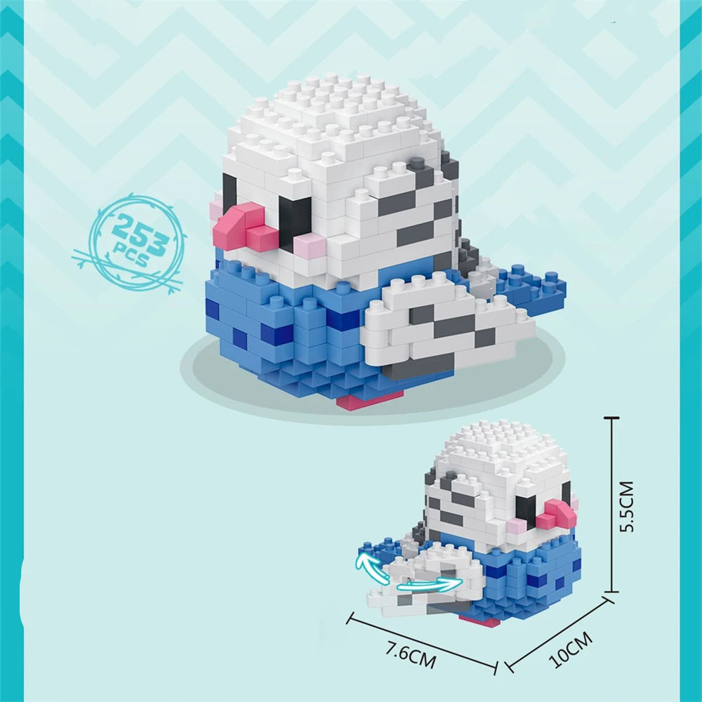 Cute Bird Building Blocks Set | Creative Educational Toy for Teens and Adults lifestyle view