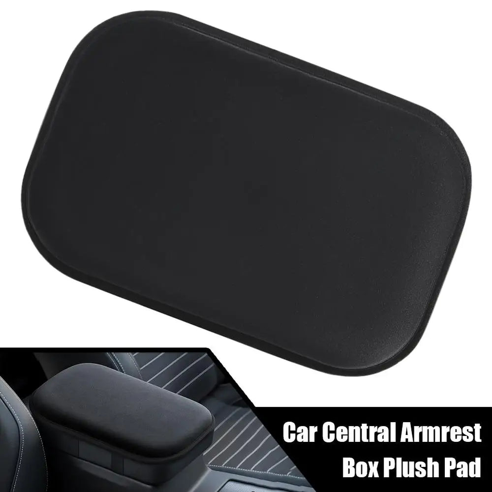 1/2pcs Car Armrest Box Pad Plush Car Center Console Protection Pad Soft And Comfortab alternate view