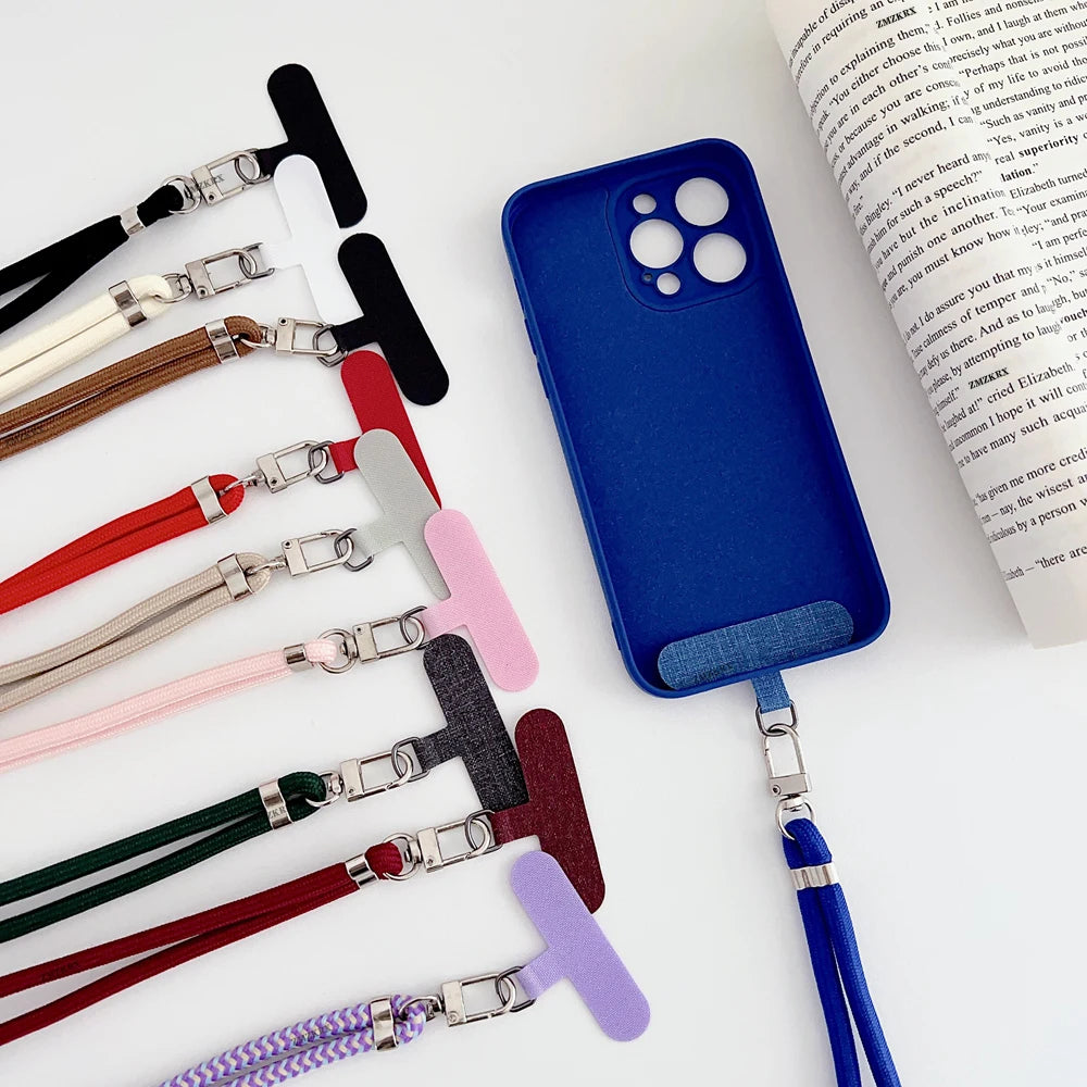 Universal Adjustable Phone Lanyard Strap Mobile Phone Hanging Rope Neck Straps Anti-l alternate view