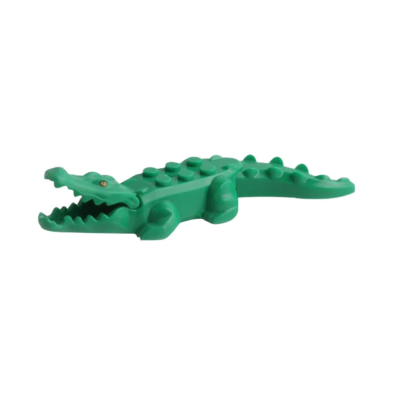 Marine Animal Building Blocks Set | Crocodile Whale Shark Octopus Snake Dinosaur Toys detail view
