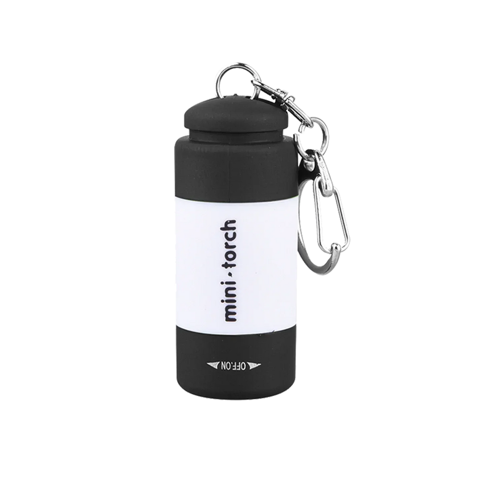 Portable Mini Flashlight Keychain Light | USB Rechargeable LED Keychain Torch close-up view