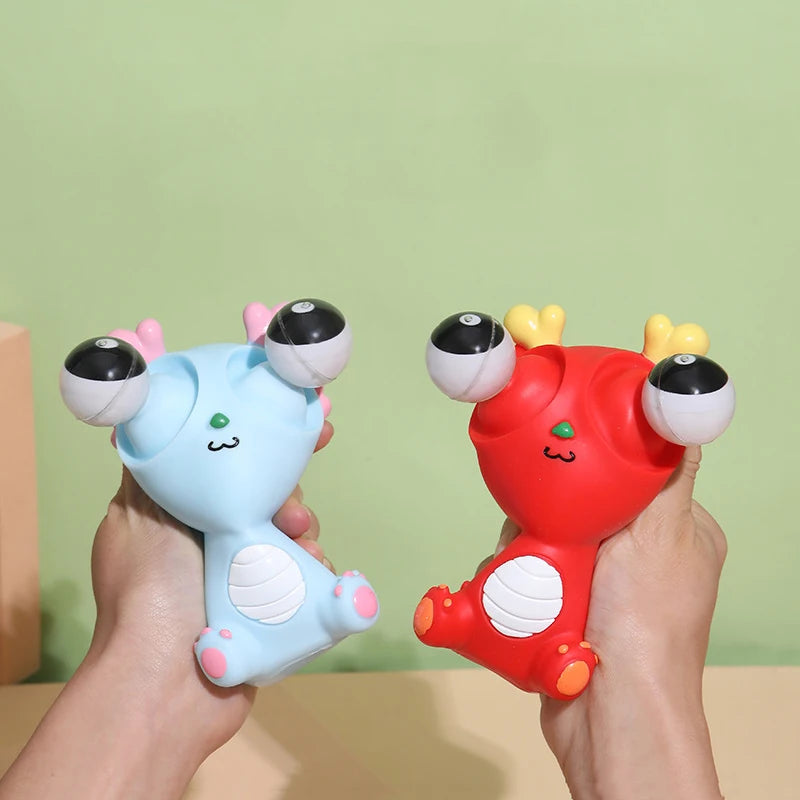 Squeeze Eye Dragon Dinosaur Toy | Funny Stress Relief Animal Toy additional angle